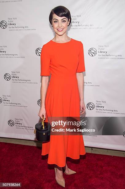 Actress Leanne Cope attends the The New York Public Library For The Performing Arts' 50th Anniversary Gala at The New York Public Library - Stephen...