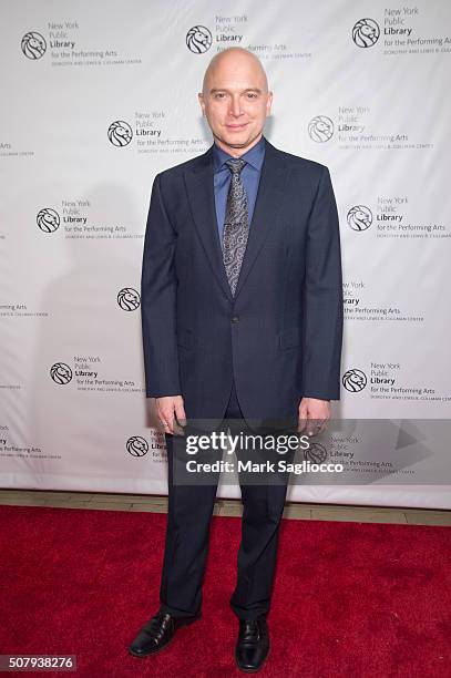 Actor Michael Cerveris attends the The New York Public Library For The Performing Arts' 50th Anniversary Gala at The New York Public Library -...