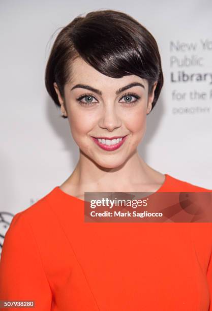 Actress Leanne Cope attends the The New York Public Library For The Performing Arts' 50th Anniversary Gala at The New York Public Library - Stephen...