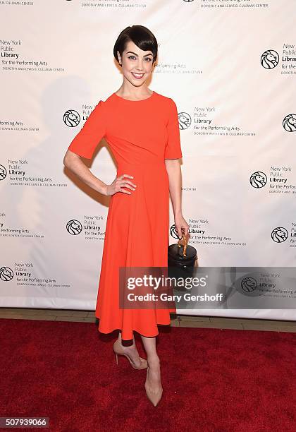 Actress Leanne Cope attends the New York Public Library For The Performing Arts' 50th Anniversary gala at The New York Public Library - Stephen A....