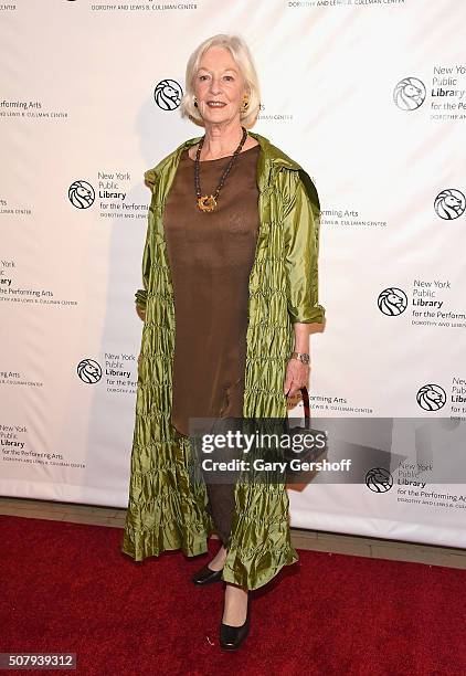 Actress Jane Alexander attends the New York Public Library For The Performing Arts' 50th Anniversary gala at The New York Public Library - Stephen A....