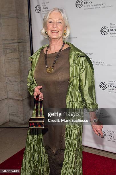 Actress Jane Alexander attends the The New York Public Library For The Performing Arts' 50th Anniversary Gala at The New York Public Library -...