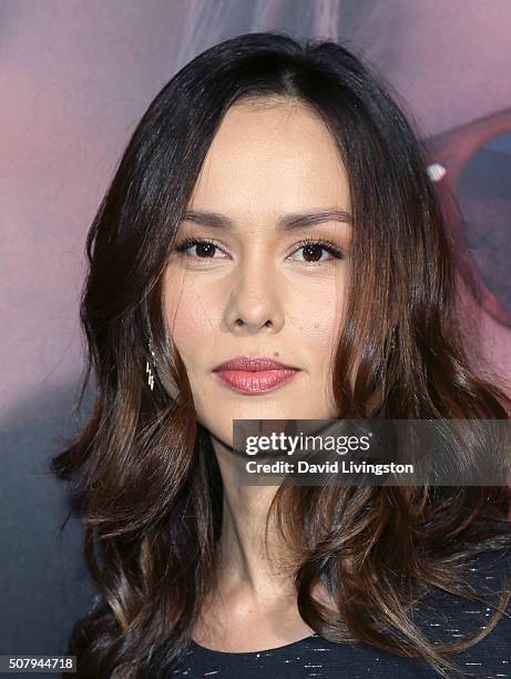 Actress Anna Enger attends the premiere of Lionsgate's "The Choice" at ArcLight Cinemas on February 1, 2016 in Hollywood, California.