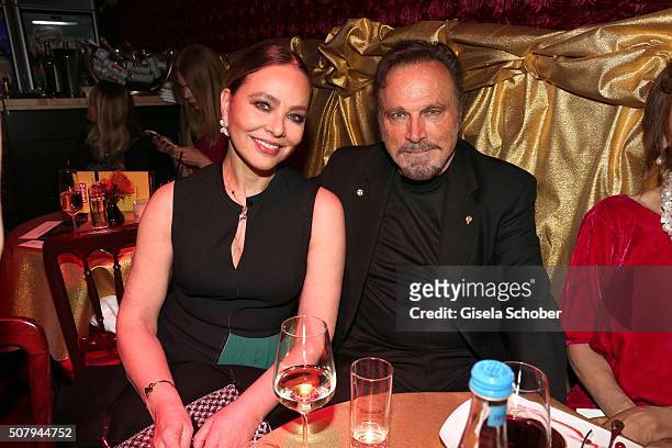 Ornella Muti and Franco Nero during the Lambertz Monday Night 2016 at Alter Wartesaal on February 1, 2016 in Cologne, Germany.