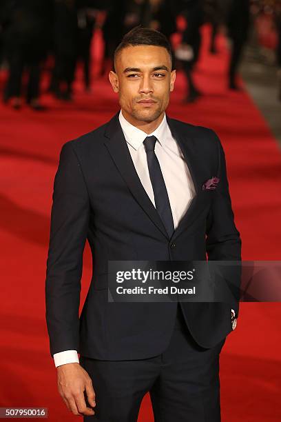 Scott Saunders attends the European premiere of "Pride And Prejudice And Zombies" at Vue West End on February 1, 2016 in London, England.