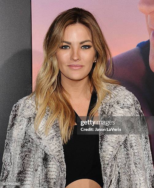 Becca Tilley attends the premiere of "The Choice" at ArcLight Cinemas on February 1, 2016 in Hollywood, California.