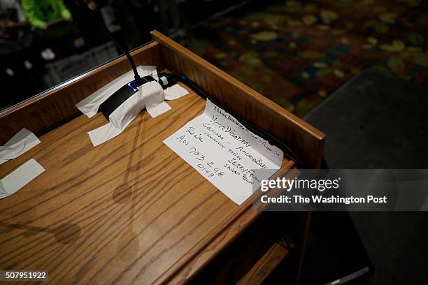 Presidential candidate Donald Trump holds a campaign rally at the U.S Cellular center on February 1, 2016 in Cedar Rapids, Iowa. Trump and other...