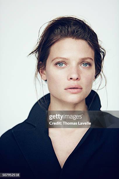 Actress Melanie Thierry is photographed for Self Assignment on November 27, 2015 in Paris, France.