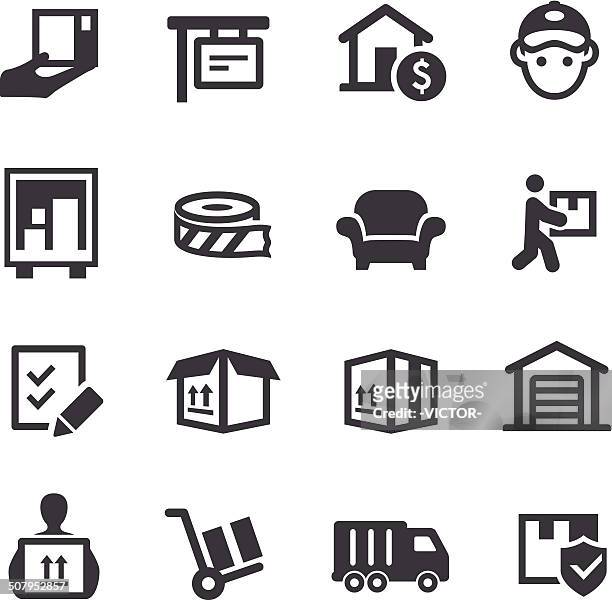 moving icons - acme series - packing stock illustrations