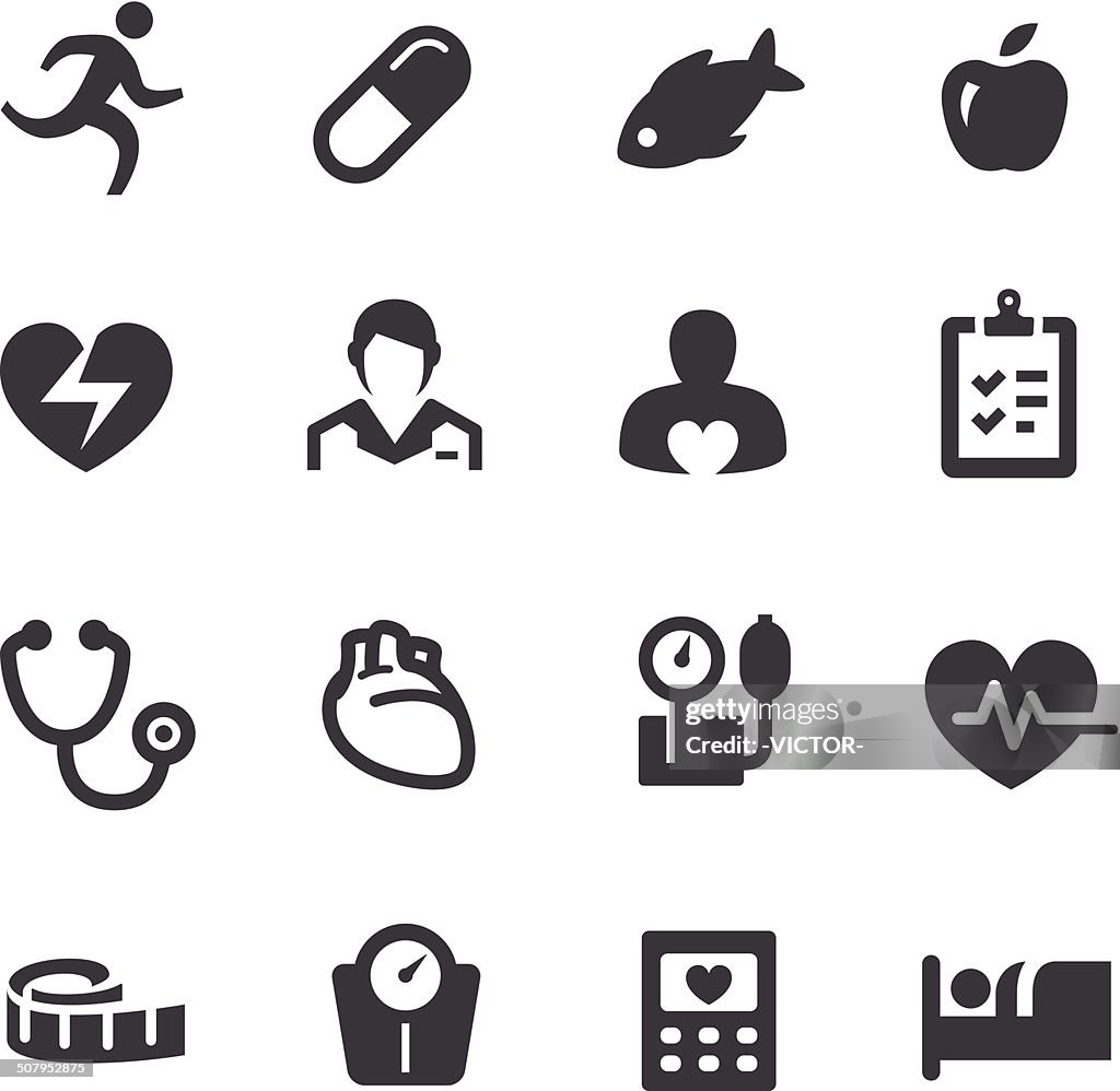 Cardiology Icons - Acme Series