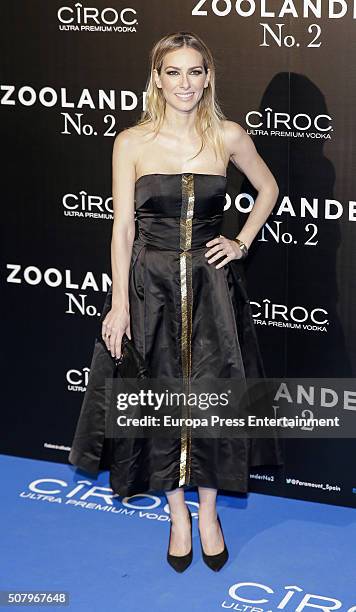 Kira Miro attends the Madrid Fan Screening of the Paramount Pictures film 'Zoolander No. 2' at the Capitol Theater on February 1, 2016 in Madrid,...