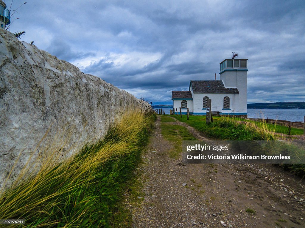 Toward Foghorn Building, Cowal, Scotland