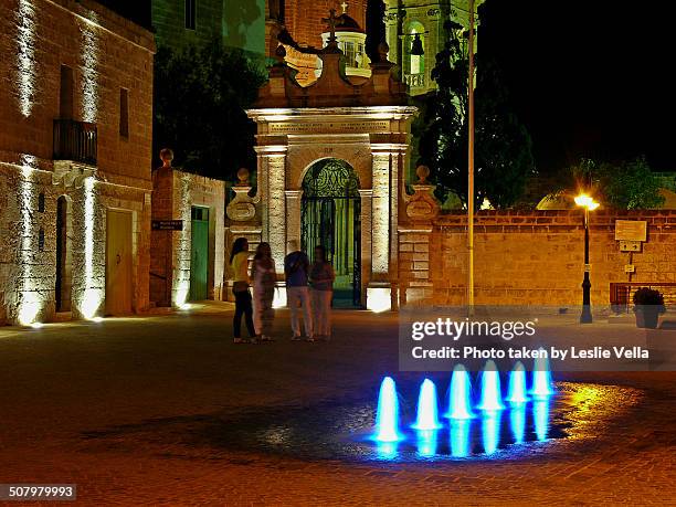 mellieha village, malta - mellieha malta stock pictures, royalty-free photos & images