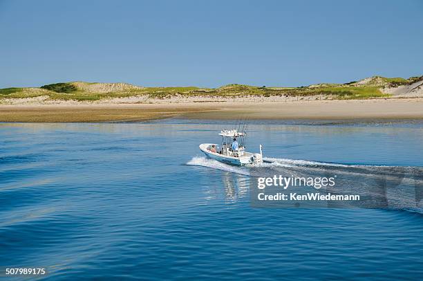 morning fishing trip - cape cod bay stock pictures, royalty-free photos & images