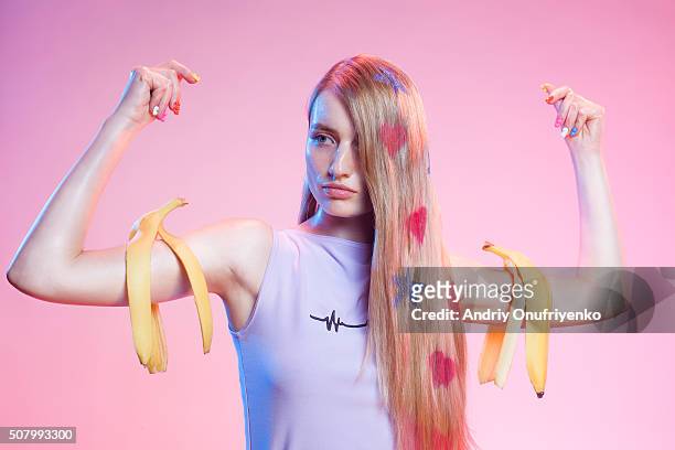 strong girl - food competition stock pictures, royalty-free photos & images