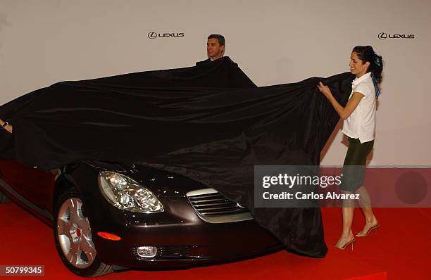 Carolina Adriana Herrera, daughter of Carolina Herrera, launches the new Lexus SC 430 CH car, designed especially for her, at Cenital Club May 4,...