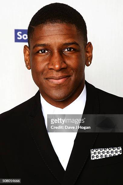Labrinth attends a reception and dinner for supporters of The British Asian Trust at Natural History Museum on February 2, 2016 in London, England.
