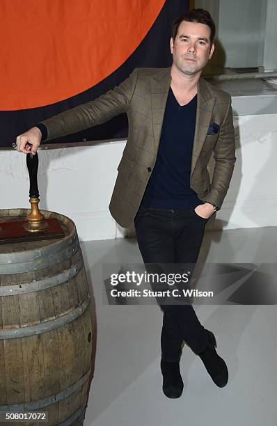 Dave Berry arrives for Centrepoint's annual Ultimate Pub Quiz on February 2, 2016 in London, England.