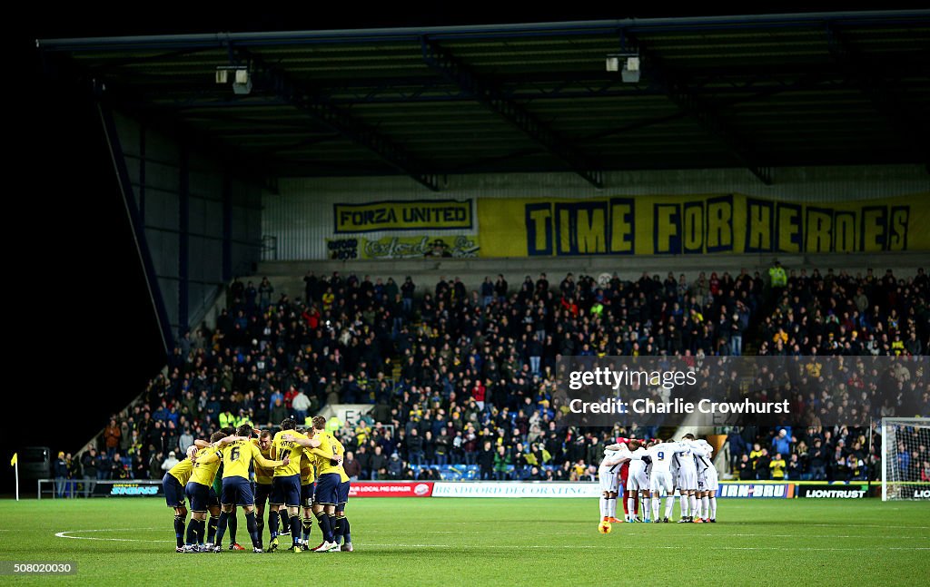 Oxford United v Millwall - Johnstone's Paint Trophy Southern Section Semi Final Second Leg