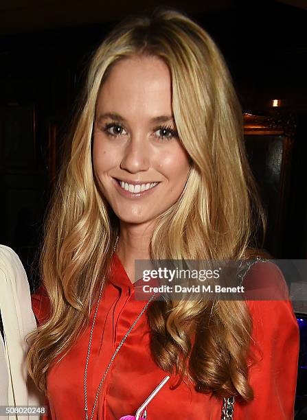 Florence Brudenell-Bruce attends a VIP dinner celebrating the launch of Mrs. Alice for French Sole at Annabel's on February 2, 2016 in London,...