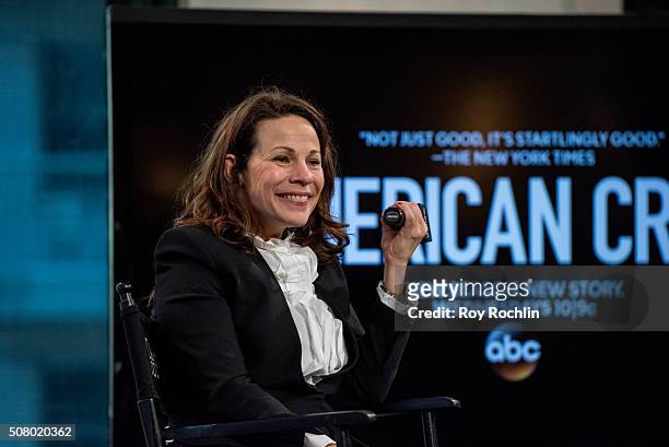 Actress Lili Taylor talks about her role as the protective mother in the critically-acclaimed, award-winning drama "American Crime" for AOL Biuld at...