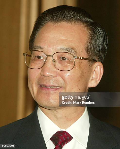 Chinese Prime Minister Wen Jiabao arrives at the Royal Palace to be received by King Albert II of Belgium on May 5 in Brussels, Belgium.