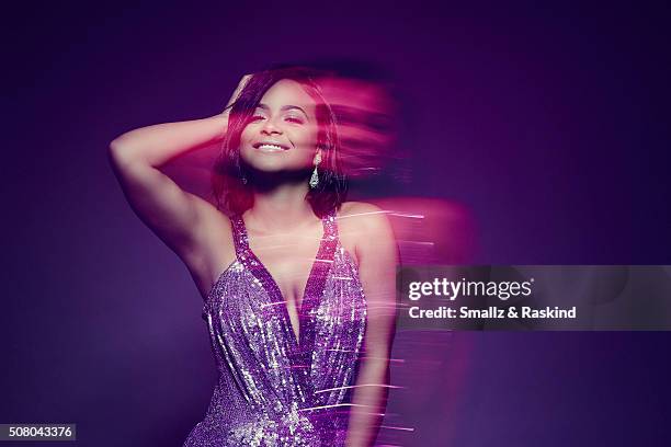 Christina Milian poses for a portrait at the 2016 People's Choice Awards at the Microsoft Theater on January 6, 2016 in Los Angeles, California.