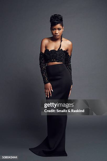 Keke Palmer poses for a portrait at the 2016 People's Choice Awards at the Microsoft Theater on January 6, 2016 in Los Angeles, California.