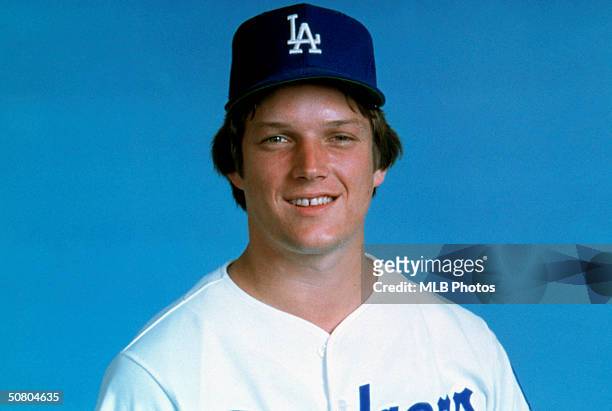 Steve Howe of the Los Angeles Dodgers poses for a portrait. Howe played for the Dodgers from 1980-1985.