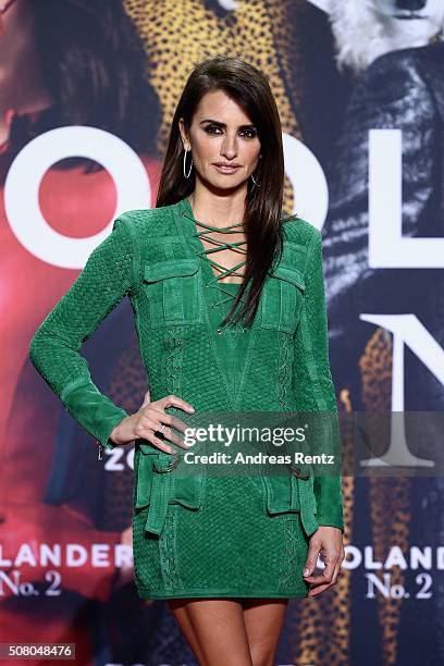 Actress Penelope Cruz attends the Berlin fan screening of the Paramount Pictures film 'Zoolander No. 2' at CineStar on February 2, 2016 in Berlin,...