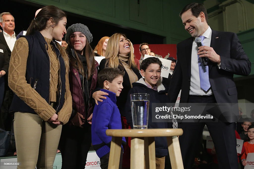 Marco Rubio Holds Campaign Rally In New Hampshire