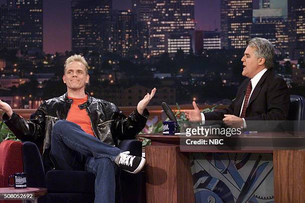 Episode 1955 -- Pictured: Actor Christopher Titus during an interview with host Jay Leno on December 11, 2000 --