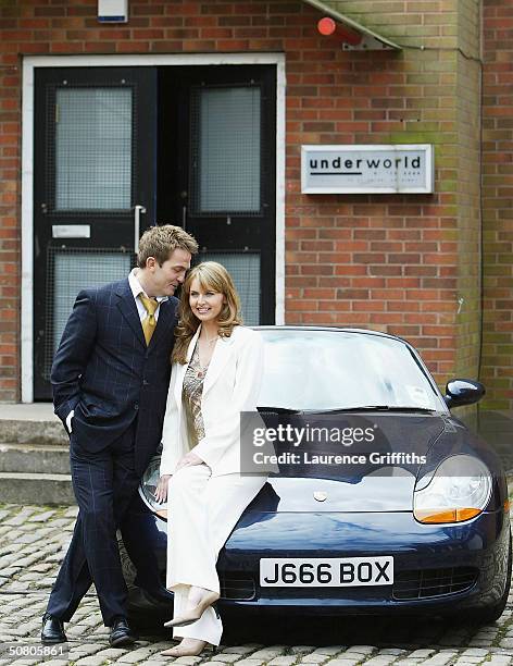 Comedian, TV actor and former gameshow host Bradley Walsh, and Bad Girls actress Debra Stephenson attend photocall ahead of their debut appearances...