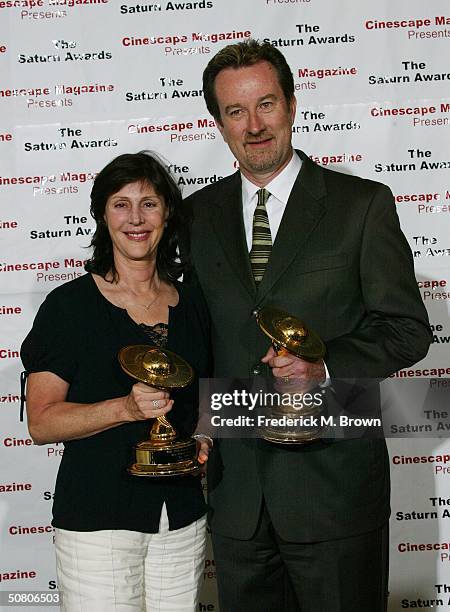 Lauren Shuler Donner and Ralph Winter were honored during the 30th Annual Saturn Awards at the Sheraton Universal Hotel on May 5, 2004 in Universal...