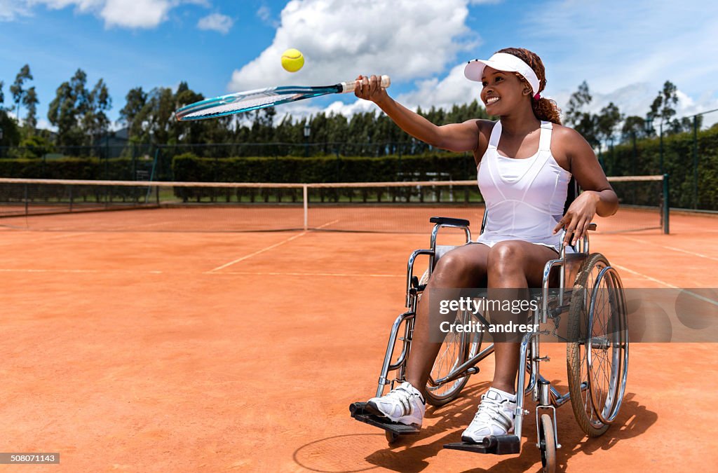 Paralympic tennis player