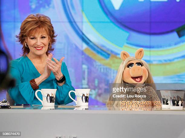 Miss Piggy and Courtney B. Vance are the guests today, Tuesday, February 2, 2016 on Walt Disney Television via Getty Images's "The View." "THE VIEW"...
