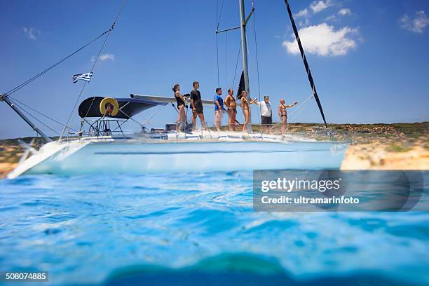 sailing - sailing greece stock pictures, royalty-free photos & images