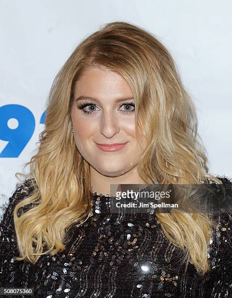 Singer/songwriter Meghan Trainor attends L. A. Reid in conversation with Gayle King with special guest Meghan Trainor at 92Y on February 2, 2016 in...