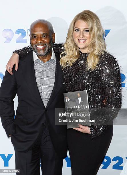 Record executive L. A. Reid and singer/songwriter Meghan Trainor in conversation with Gayle King with special guest Meghan Trainor at 92Y on February...