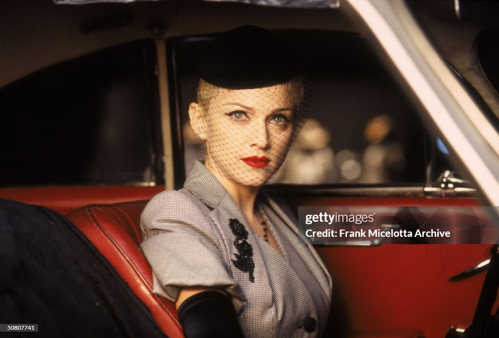 Madonna During 'Take A Bow' Video Shoot