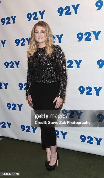 Meghan Trainor attends In Conversation at 92Y on February 2, 2016 in New York City.