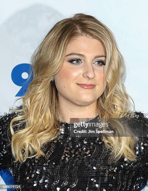 Singer/songwriter Meghan Trainor attends L. A. Reid in conversation with Gayle King with special guest Meghan Trainor at 92Y on February 2, 2016 in...