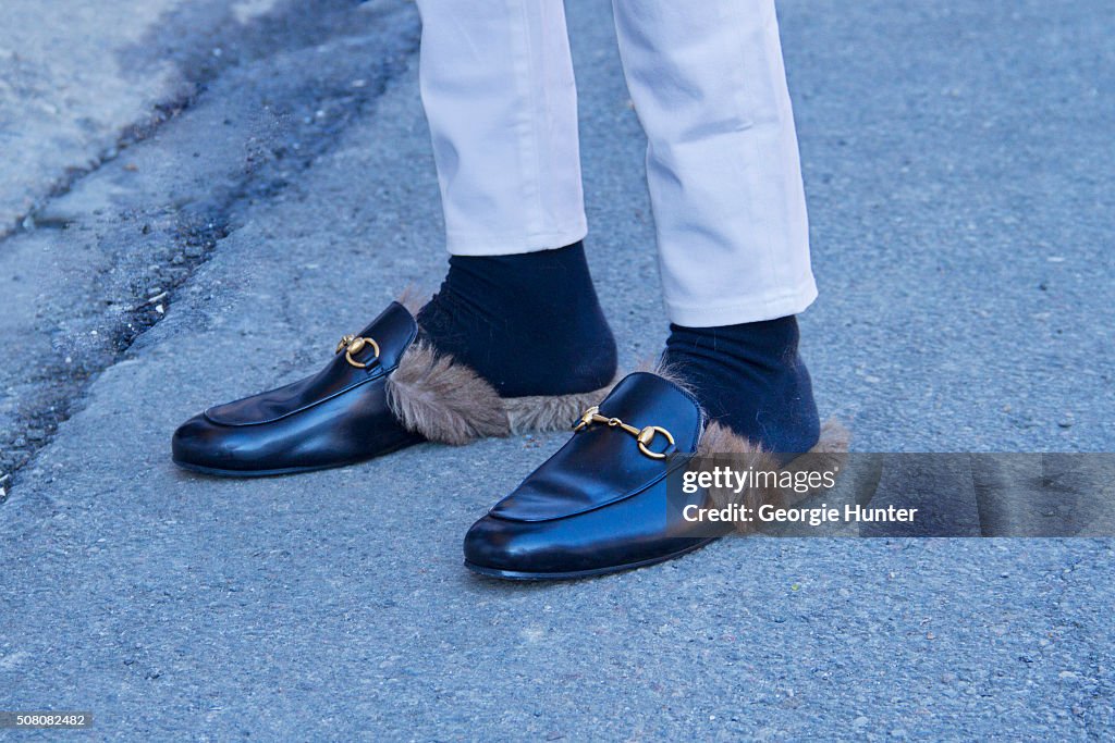 Street Style - Day 2 - New York Fashion Week: Men's Fall/Winter 2016