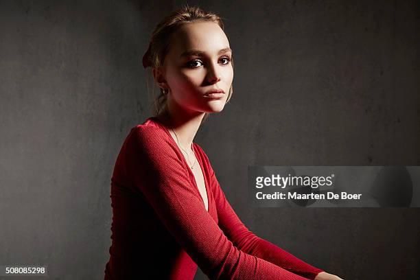 Lily-Rose Melody Depp of 'Yoga Hosers' poses for a portrait at the 2016 Sundance Film Festival Getty Images Portrait Studio Hosted By Eddie Bauer At...