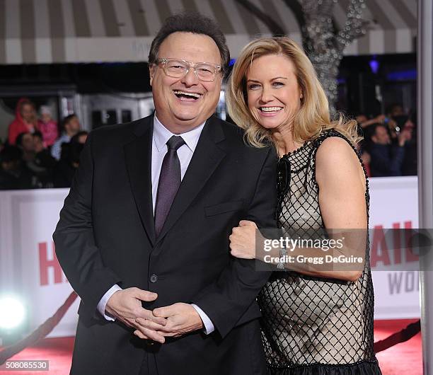 Actor Wayne Knight and wife Clare De Chenu arrive at the premiere of Universal Pictures' "Hail, Caesar!" at Regency Village Theatre on February 1,...