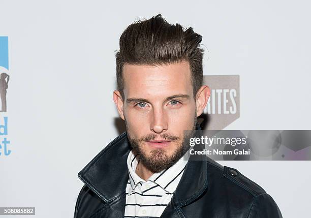 Actor Nico Tortorella attends the Bronxwrites' Poetry Slam finals at Joe's Pub on February 2, 2016 in New York City.