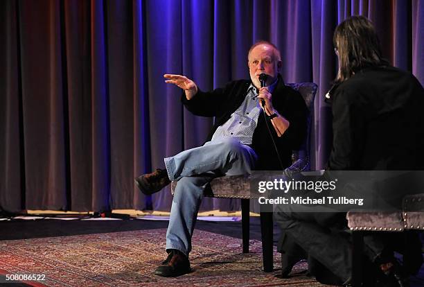 Awards producer Ken Ehrlich speaks at "The GRAMMY Museum Presents Icons Of The Music Industry: Ken Ehrlich" at The GRAMMY Museum on February 2, 2016...