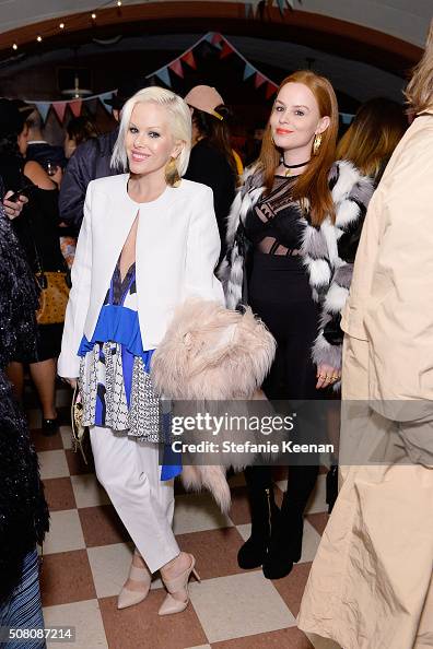 Svala Singer Singer Svala Bjorgvins and guest attend Snowbird presented by Kenzo ...
