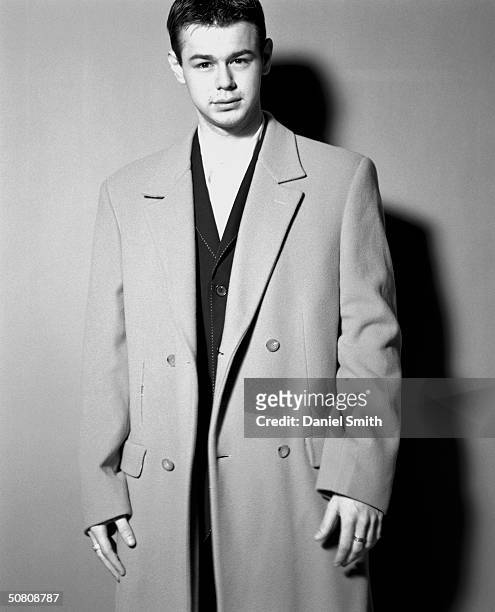 Actor Danny Dyer poses for a studio portrait July 1, 2002 in London.