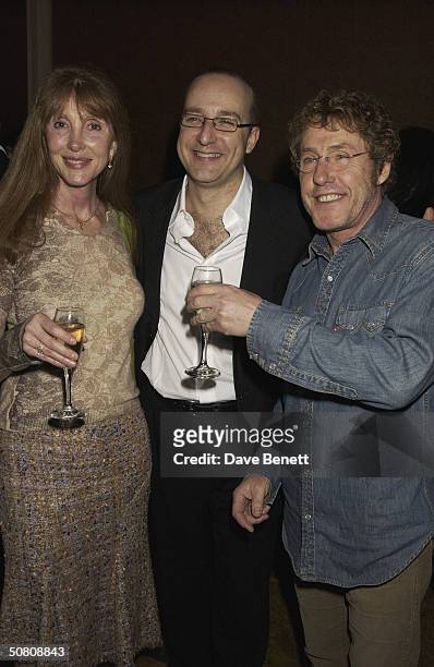 Heather Taylor with husband, Roger Daltrey and Paul McKenna at his party to celebrate his book 'Change Your Life In 7 Days' staying at the top, held...